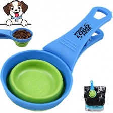 Plastic Measuring Spoon with Bag Clip